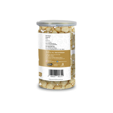 Berries And Nuts Premium Jumbo Macadamia Nut Kernels | 170 Grams | 1 Bottle of 170 Grams